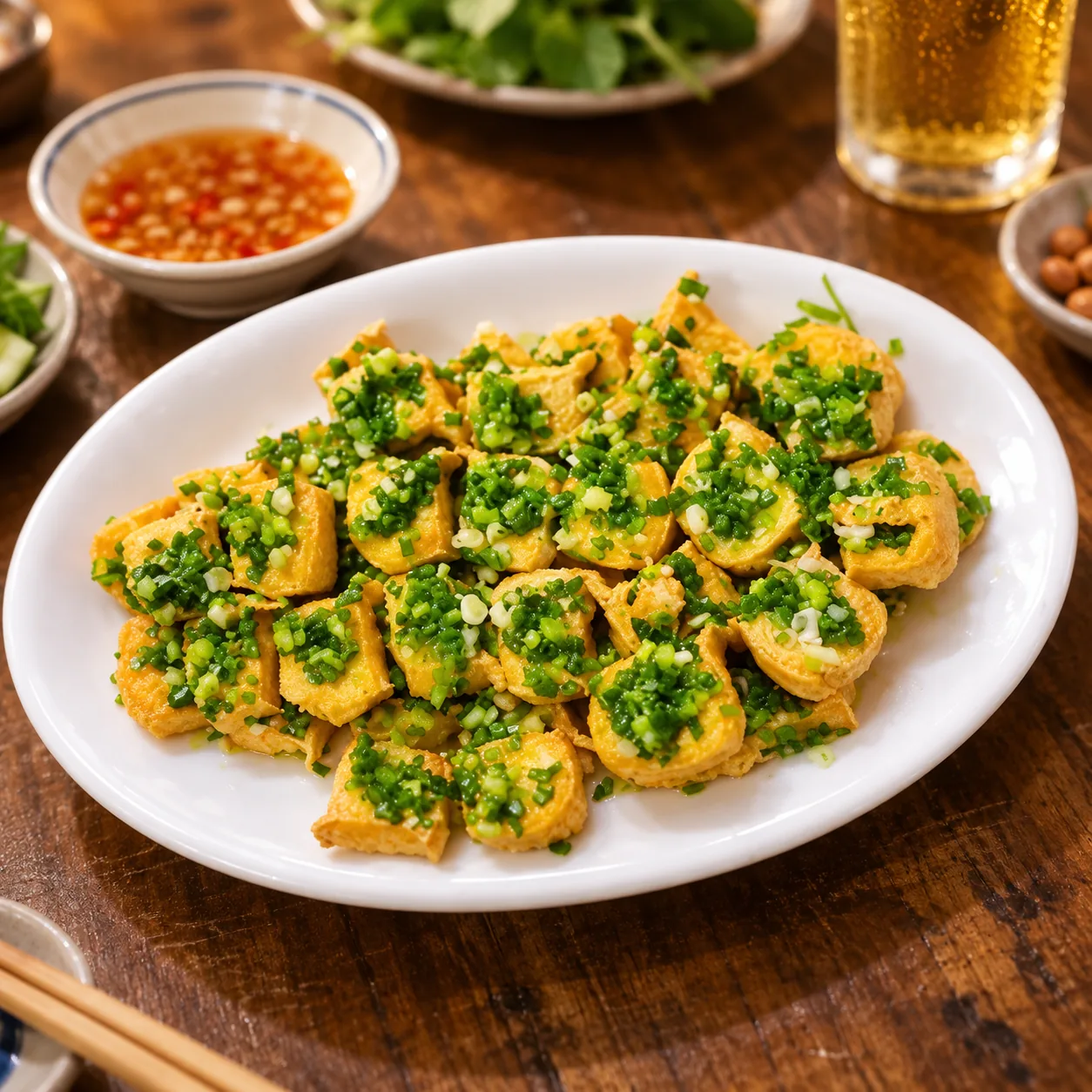 Đậu phụ tẩm hành