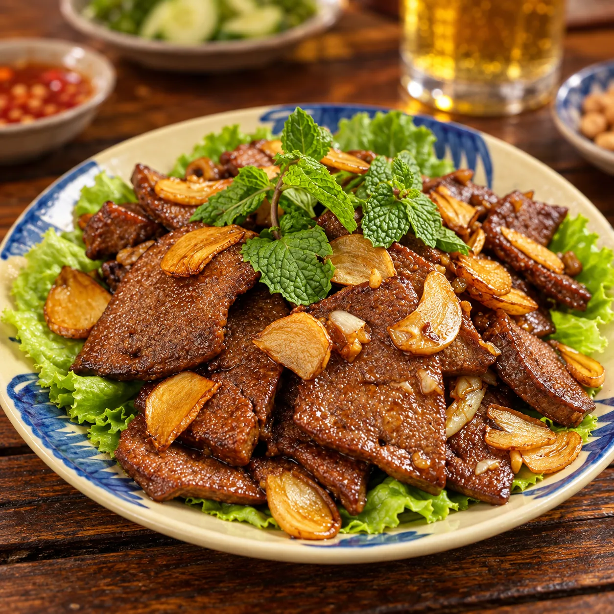 Gan cháy tỏi