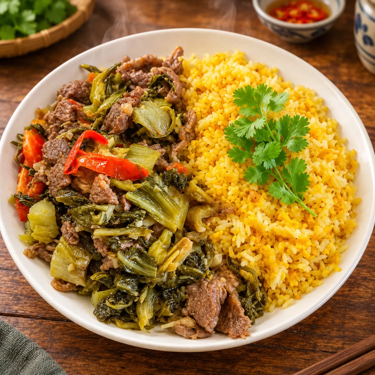 Cơm rang dưa bò